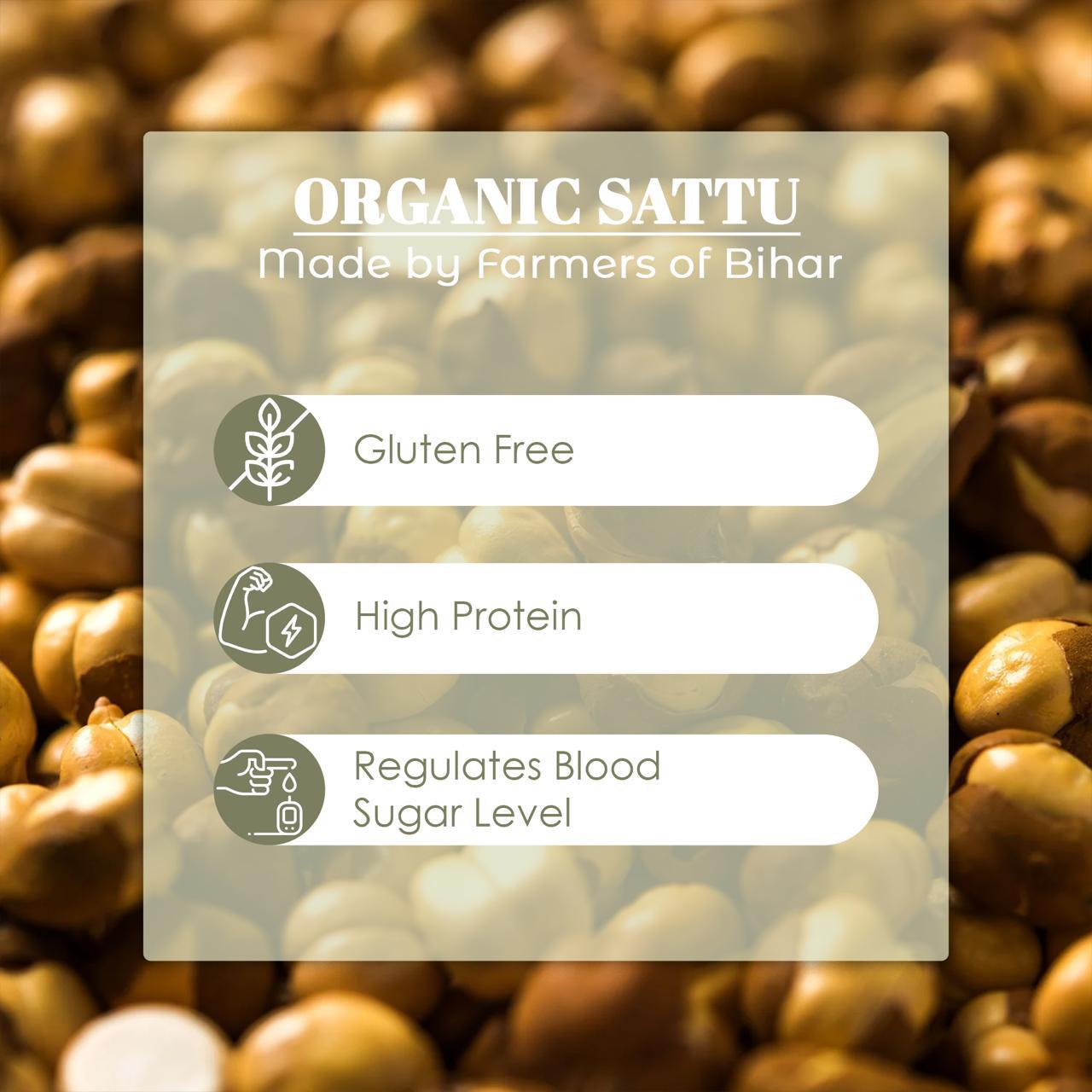 Organic Channa Sattu - Prepared By the Farmers in Bihar